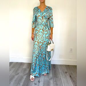 Cruise collection Wrap-dress full length